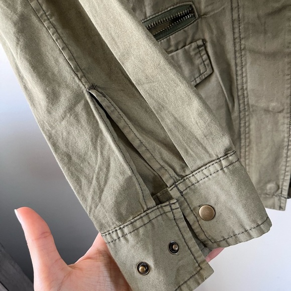 Lily Aldridge For Velvet Ruby Light-Weight Army Jacket - Cotton - Medium - Picture 9 of 16